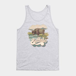 Buffalo Brewing Co. Beer Retro Defunct Breweriana Tank Top